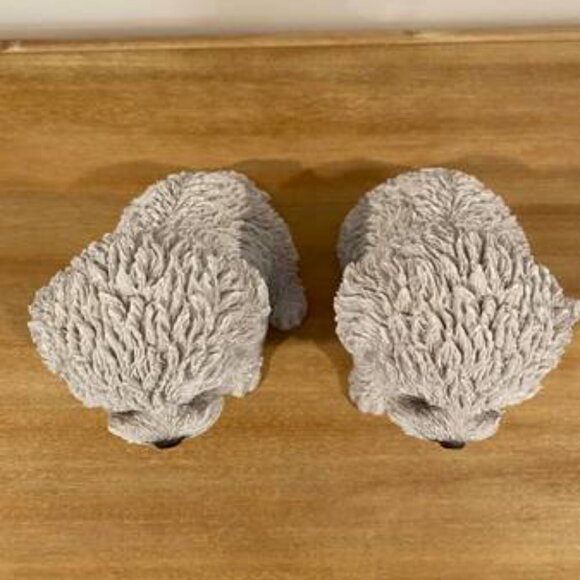 (2) Hi-Line Gift White 6" Polyresin Bichon Frise Puppy - Picture 5 of 5